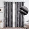Blackout Curtains Solid Color Thermal Insulation Sun Protection Bedroom Living Room