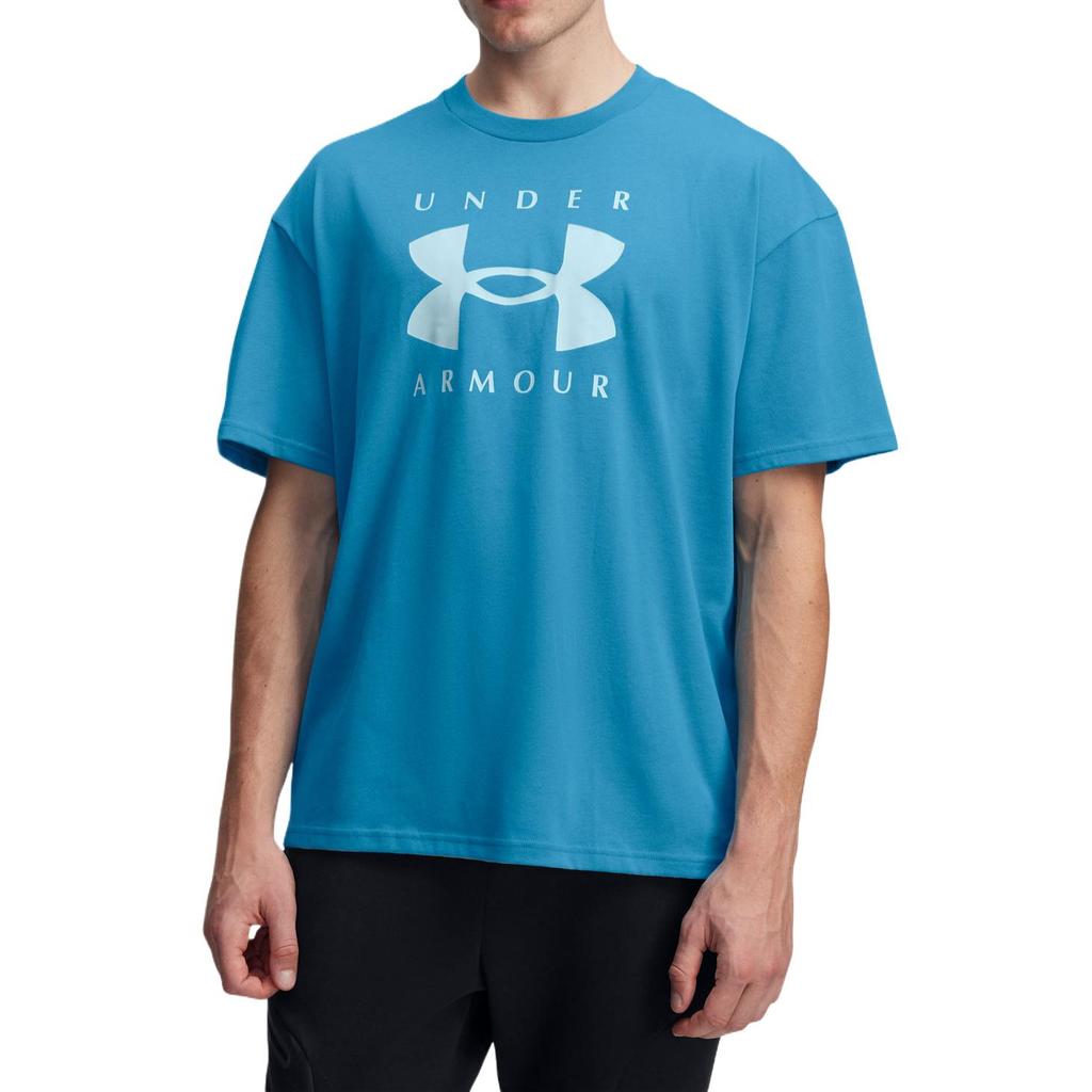 Under Armour Stylish Comfortable Simple Short Sleeve T-Shirt Men Tops Blue 1389146-452
