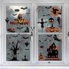8 Sheet Halloween Window Decals, Double Sided Spooky Removable Window Decals For Halloween Party Decor O