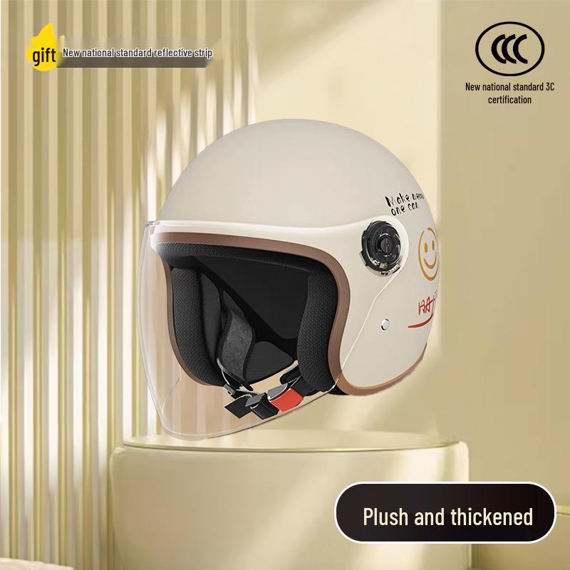Women's Unisex Winter Warm Half Helmet for Electric Scooter/Motorcycle with Free Shipping