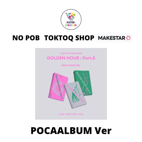 Выберите POB POCAALBUM Версия ATEEZ 14-й мини-альбом GOLDEN HOUR Часть 5 No POB Random
