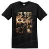 ZZ Top Rock Music T Shirt Classic Lineup Guitar Drums Vintage Concert Art Tee