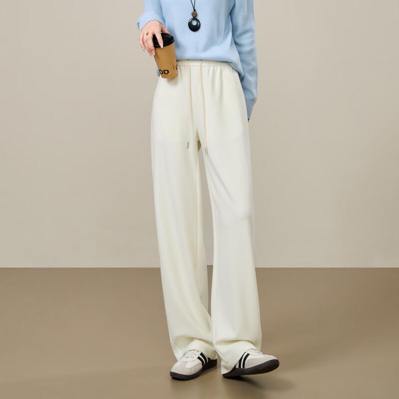 

ESE-Y Women s Acetate Wool Loose Fit Straight-Leg Pants 29