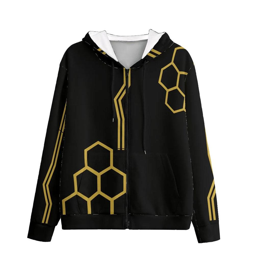 Limbus Company Zip Up Hoodies Cosplay Lobotomy Corporation Hooded Jacket Long Sleeve Pocket Loose Streetwear Men Women Clothing