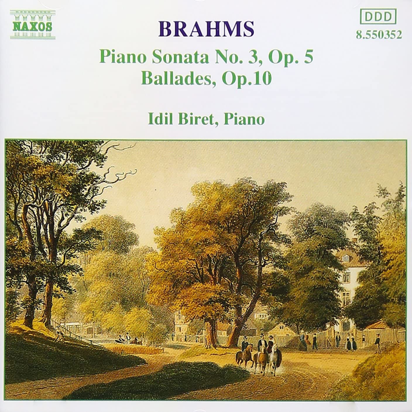 

CD BILLET - Brahms: Piano Sonata No. 3 8550352 Japan ObiClassical Used