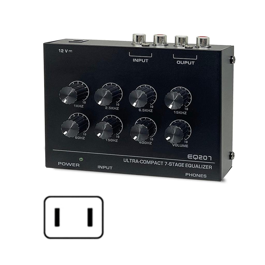 EQ207 7Band PreamplifierPrecise Sound Preamplifier with Trebles Middle,Basss for Improve and Precise Sound Adjustment