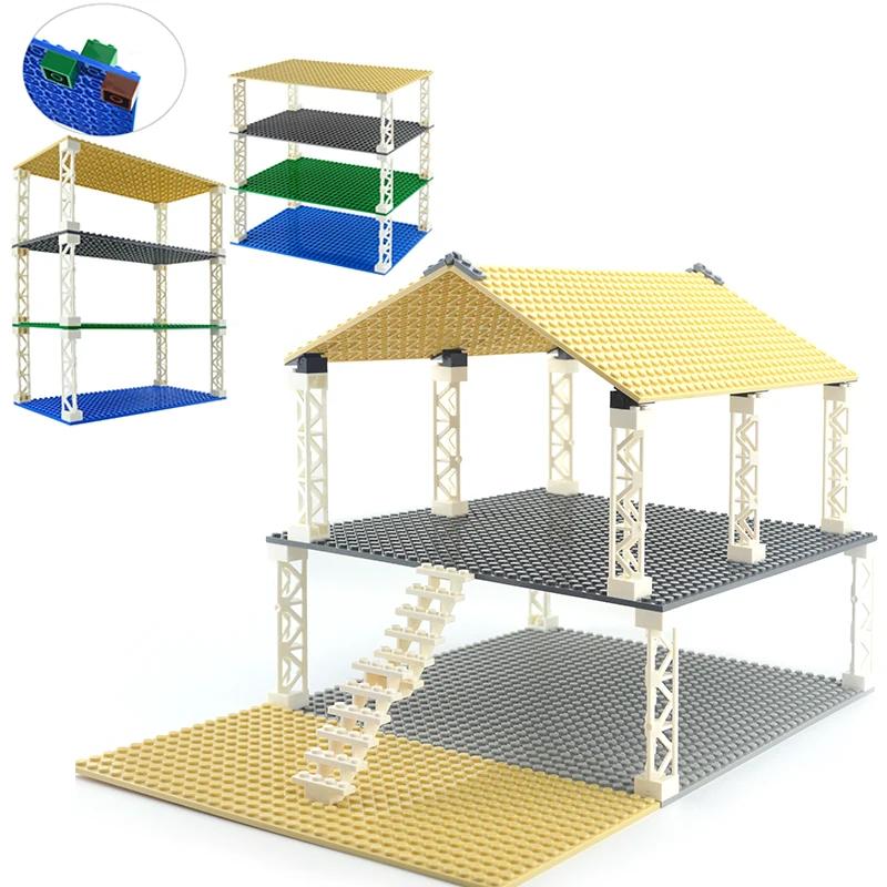 Double-sided 32x16 32x32 Dots Base Plate Classic Small Bricks Baseplates Building Blocks Compatible brand Construction kids toys