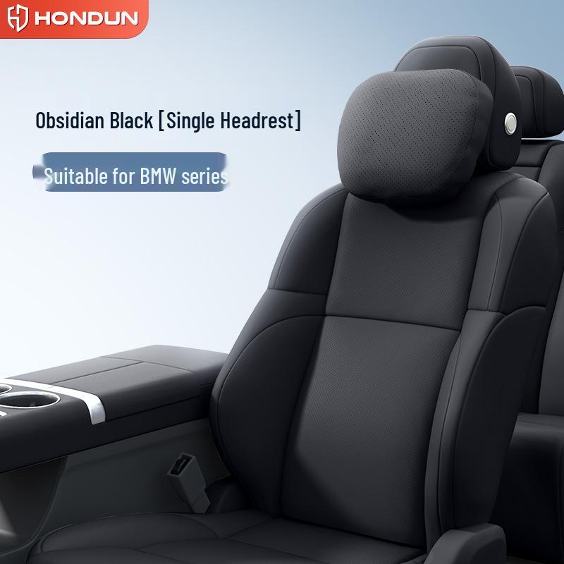 BMW & MINI Headrest Neck Pillow: Compatible with 3, 5, 7 Series, X1, X3, X5, Mini, i3, M4. Ideal for lumbar support.