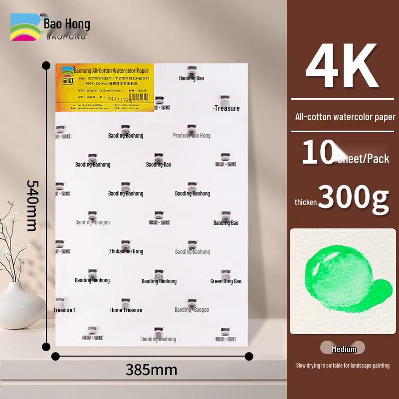 Baohong Artist Watercolor Paper & Sketchbooks 4K (38.5x54cm)