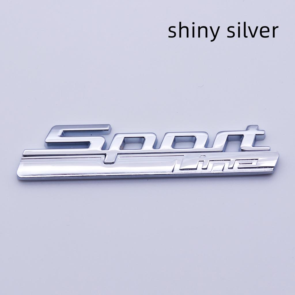 Metallic Car Sports Line Fender and Trunk Badge Stickers Car Sport Logo for BMW