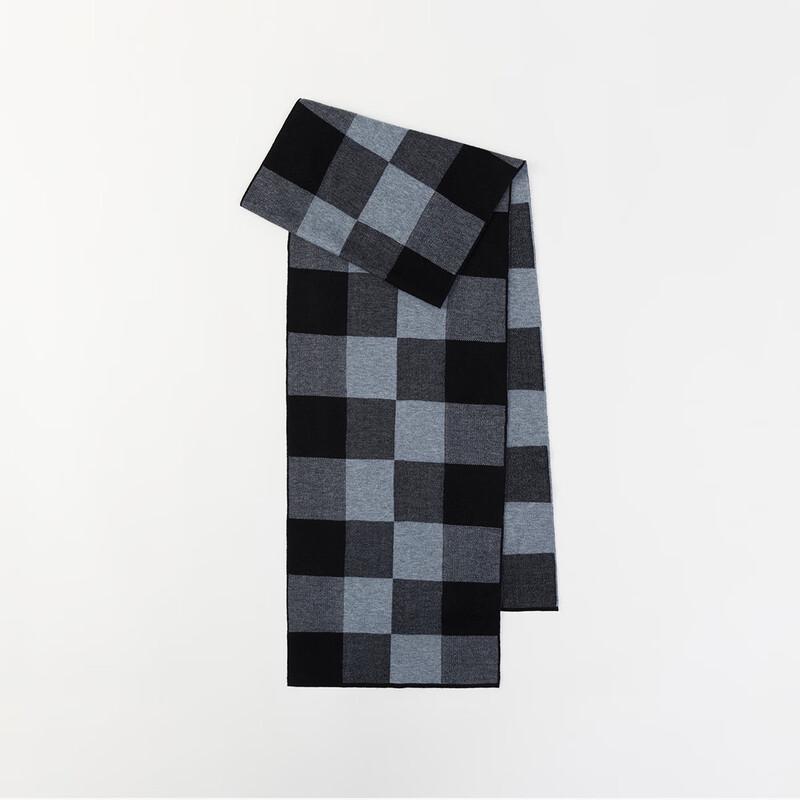 Navigare Unisex Plaid Wool Scarf