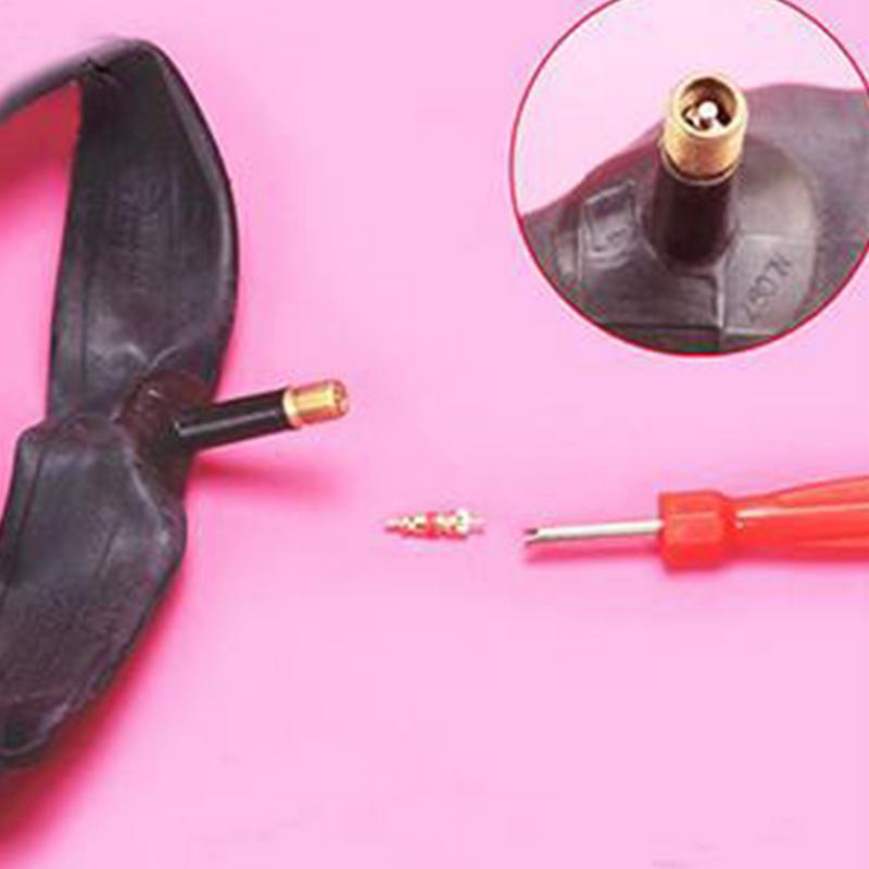 36/45 Stück Auto Reifen Ventilschaft Werkzeug Abzieher Einbaukit Einzel-/Doppelkopf Ventileinsatz Entferner 4-Wege Ventilschaft Abzieher Einbauwerkzeug