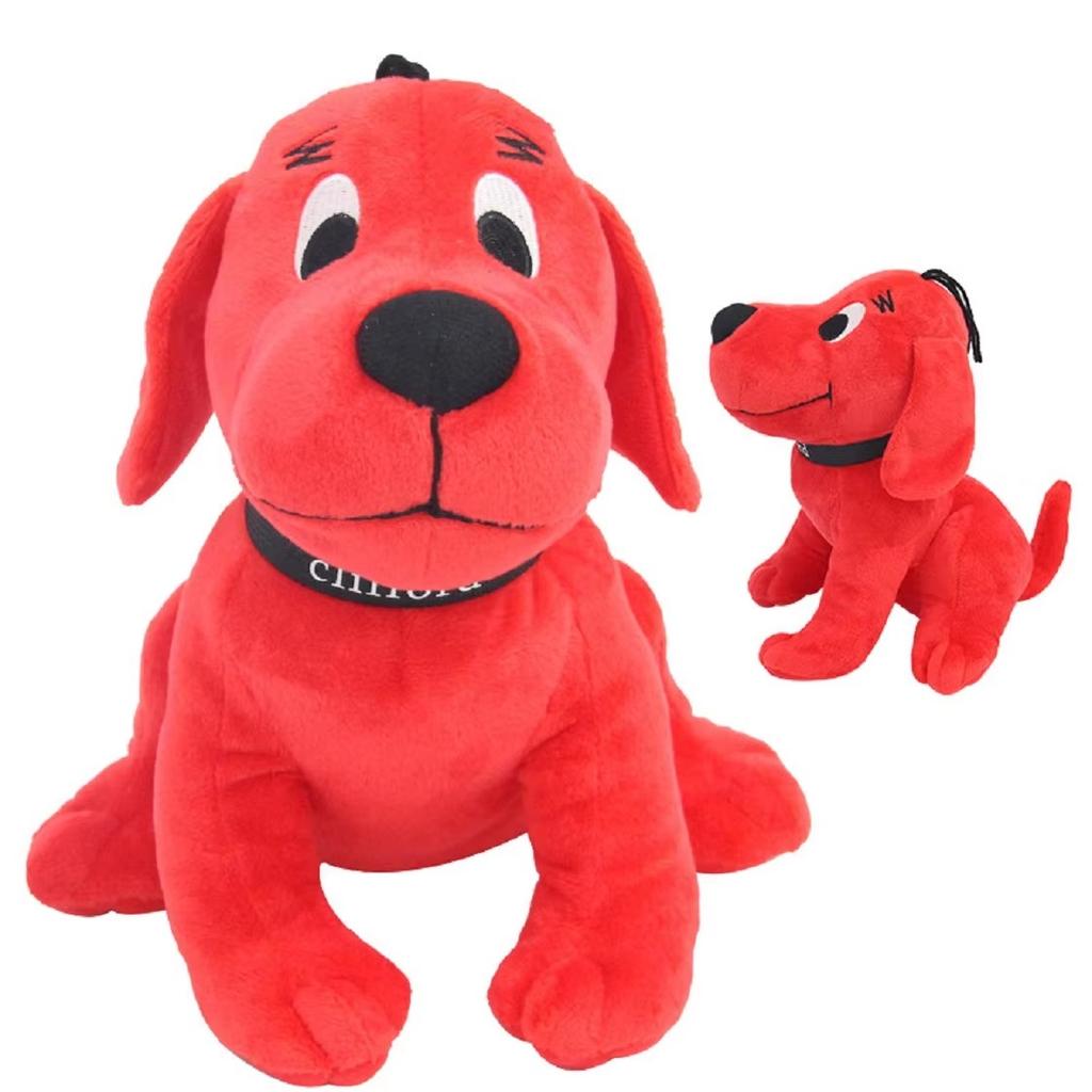 Kawaii Clifford Velký červený pes Plyšová panenka Kreslená Anime Plyšová hračka Roztomilý Clifford Měkká plyšová panenka Vánoční hračka Dárek pro dívky