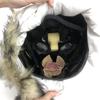 Realistic Wolf Scary Horror Mask with Moving Halloween Costume Mask, Mouth, Animal-themed (Wolf) [Product Code]