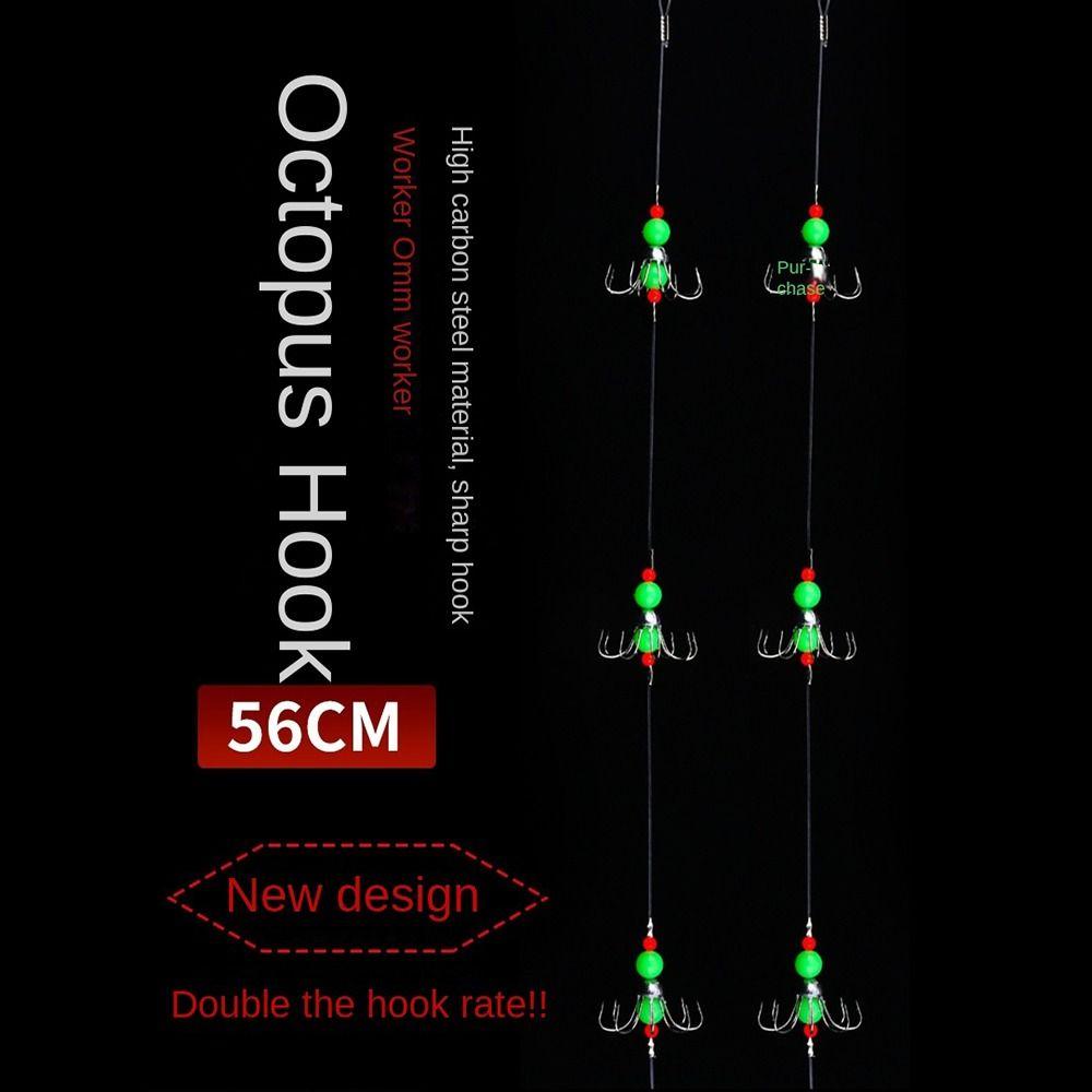 

Anti Bite String Hook Fishing Group Explosive hook 2023 Bionic Squid Hook Sea Fishing