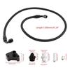 Type-S K-Swap Tuned Power Steering Line Kit Black For Acura 02-04 DC5 RSXEG EK DC Engine