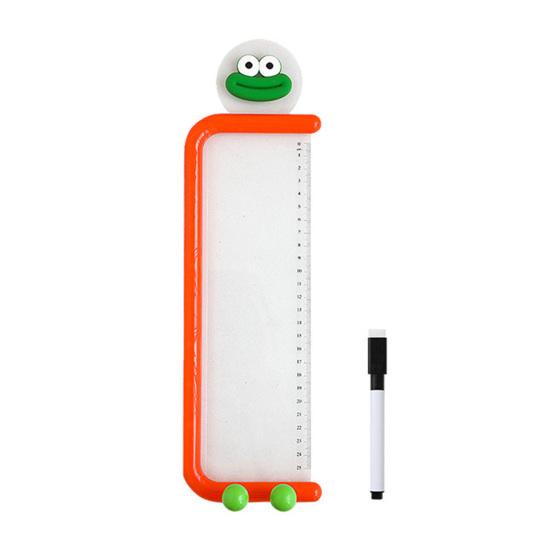 Monitor Memo Board Acrylic Message Panel Transparent Side Mount for Computer Monitor Multi-Functional Clip Phone Stand And Ruler Office Desk Organizer