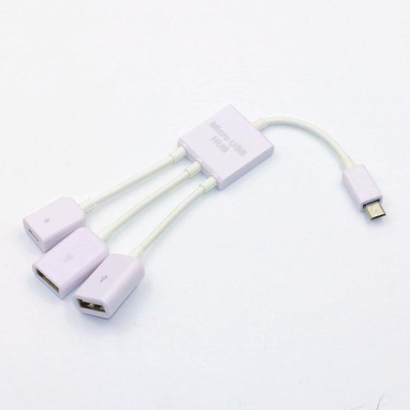 Cablu Micro USB OTG 3 în 1 Transfer de date Adaptor Micro USB masculin la femel Tastatură mouse pentru joc