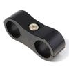 4pcs Black AN -6 AN6 14MM Braided Hose Separator Clamp Fitting Adapter Bracket