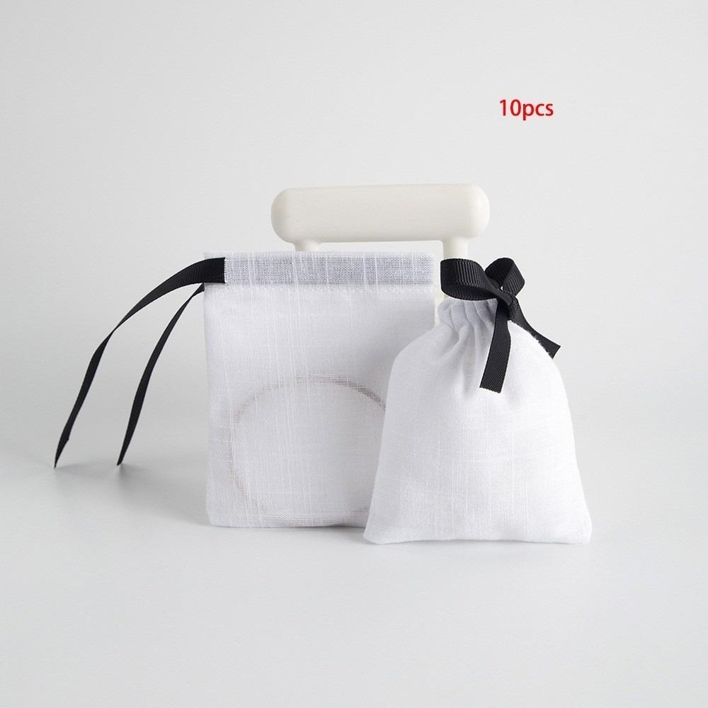10 Stück Tragbarer Kordelzug-Aufbewahrungsbeutel Wiederverwendbarer Geschenk-Organizer Hochzeits-Geburtstags-Partyzubehör