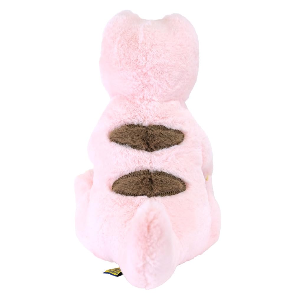 SunLemon Fluffy's Regenbogen Tyrannosaurus Rex Mittel 18x30x25cm Plüsch Dinosaurier, Bunt, Niedlich, Flauschig, Rosa, P-1333