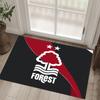 Nottingham Forest Football Design Crystal Velvet Carpet Cozy Non?Slip Printed Rug For Bedroom Living Room Entrance