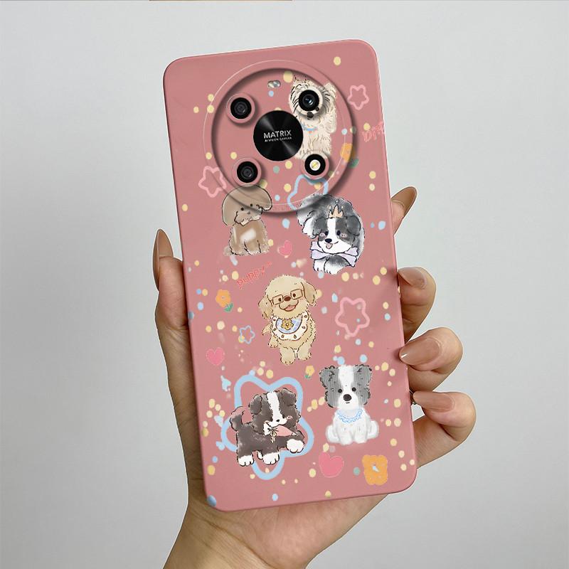 For Honor X9 4G 5G / Magic 4 Lite 4G 5G Phone Case ANY-NX1 LX1 LX2 LX3 Soft Silicone Sweet Painted Cover Cute Printed Casing