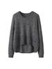 Damen Weicher Kaschmir Strickpullover - Rundhalsausschnitt, Lockere Passform, Einfarbiger Pullover für Herbst/Winter