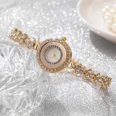 Exquisite Luxury Rhinestone Watches for Women Girl Fashion Elegant Quartz Wristwatch Ladies Clock Gifts Relogio Feminino
