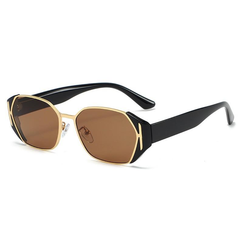 Xiaomi Women Geometric Hexagon Sunglasses UV400 Metal Acetate Frame Fashion Shades For Street Dating Party 2239 Vacation Outdoor