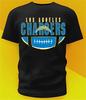 Los Angeles Chargers Ball Distressed Shirt Sizes From Youth To Adult 6XL