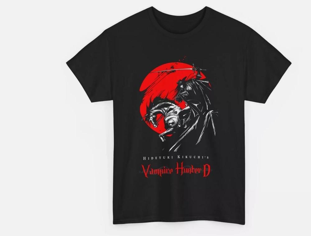 

Vintage Inspired Vampire Hunter D T-Shirt, Japanese Anime Shirt, Unisex Tee 4XL