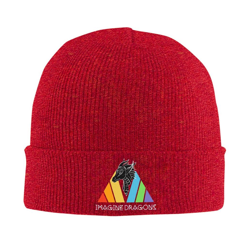 Imagine Dragons Warm Knitted Cap Hip Hop Bonnet Hat Autumn Winter Outdoor Beanies Hats for Men Women Adult
