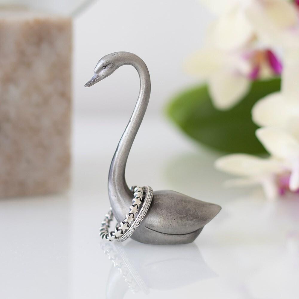 Something Different Swan Iron Ring Holder