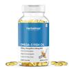 Herbalmax Omega-3 Fish Oil Capsules 1000mg (60 Capsules) | 180mg EPA & 120mg DHA | Supports Heart, Brain, Joint & Eye Health | For Men & Women |