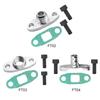 Turbo Oil Drain Outlet Flange Gasket Adapter Kit 10AN Fitting for T3 T4 T35 T40 T60 T70