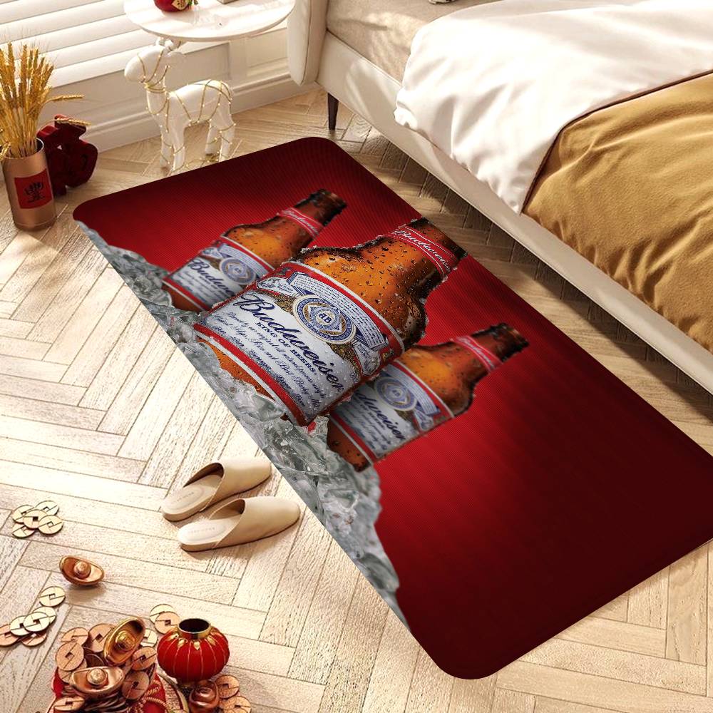 B-Budweisers Floor Mat Non-Slip Laundry Room Mat Laundry Decor Balcony Child Living Room Household Carpets
