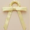 Korean Fashion Bow Hair Ties Effortlessly Chic Slim Ribbon Ponytail Holder Elegant Hair Elastic Cute Daily Hair Accessories Gift