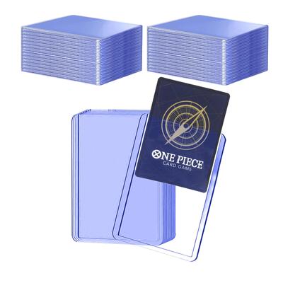HG CHASING TRIBE Top Loader White 60 Piece Card Loader Trading Card Hard Case Trading Card Side Loader Regular Protection Individual Storage