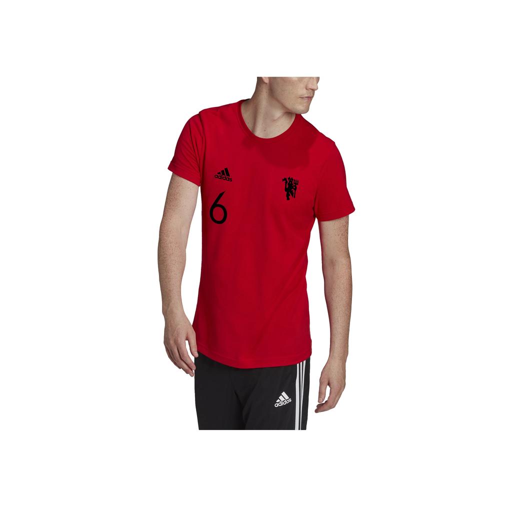 adidas Tricou grafic Manchester United Topuri pentru bărbați, roșu IC1438