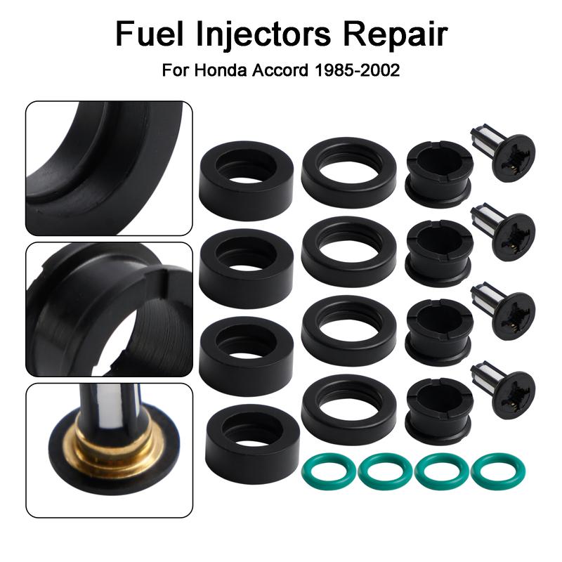 Artudatech Fuel Injector Repair Kit O-Rings Seals Fit Honda Accord 1985-1999 2000 2001 2002 Civic CRX