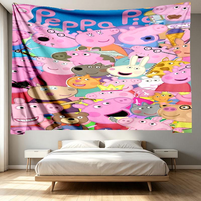 Cartoon animation Print Tapestry - Portable Wall Decor Cloth, for Home, Dorm, Travel, Bedroom, Living Room - Ideal Birthday Housewarming Gift