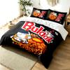 Buldak 3pc Duvet Cover Set Simple Modern Bedding Set Wrinkle Resistant Soft Fabric All Season Use a perfect gift