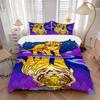3pcs Tiger Cat Print Duvet Cover Set, 1 Duvet Cover + 2 Pillowcases (No Insert), High-Definition Print, Home & Dorm Yy251123007