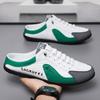 Fashion Men's Shoes,summer Outdoor Shoes for Men,casual Beach Sneakers,hollowed Out Driving Half Slippers,Concise Comfort Men's Slippers