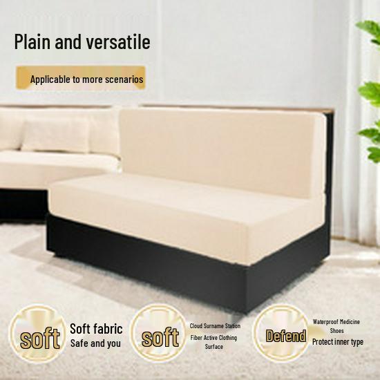 Waterproof Leather Chaise Lounge Sofa Cushion Cover for All Seasons