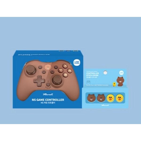 GameMac Nintendo Switch Line Friends Controller Set Brown, 1 Set