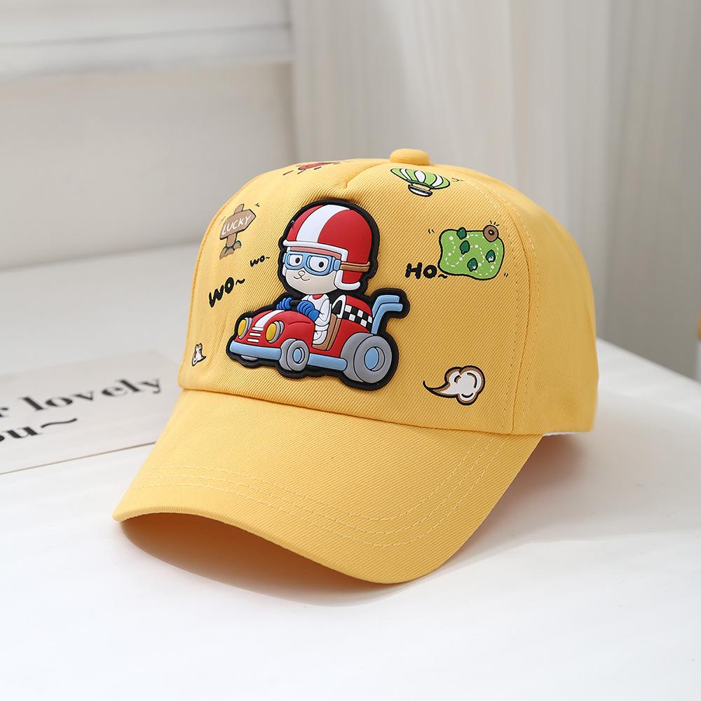 Children 's Sports Hats School Baby Boys Baseball 2026 Summer Embroidered Vehicles Outdoor Kids Caps for 2-8Years Adjustable