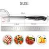 5-inch Fruit Knife 67-layer Japanese Damascus Steel Meat Cutter Cutting Knife Wooden Handle Fruit Peeling Knife Wave Pattern Sharp