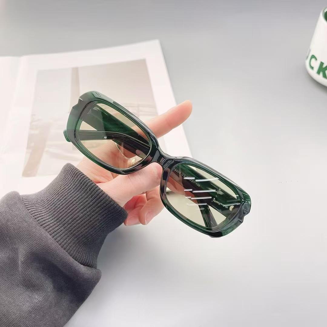 

Rectangle Shape Sun Glasses For Women Korean Style Uv Protection Sunglasses Men Driving Hiking Sunglass For Women